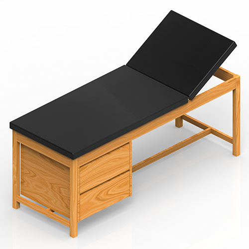 Wooden Exam Couch with 2 Drawers